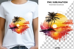 Sunset png design for T-shirts Product Image 1