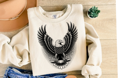 USA Eagle Svg Design | Svg Cut Files | Shirt Svg Product Image 2