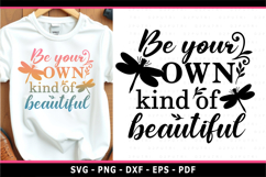 Be Your Own Kind Of Beautiful, Inspirational Quotes SVG Product Image 1