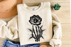 Hand with Flower svg Design | Svg Cut Files | Shirt Svg Product Image 2