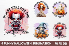 Funny Halloween Sublimation PNG Product Image 1