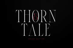 Thorn Tale Elegant Modern Serif Display Font Product Image 1