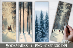 Winter Printable Bookmarks Product Image 1