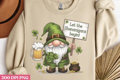 St Patricks Day Gnome Sublimation PNG Product Image 11