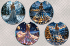 Car coasters | 8 designs with fantasy girls, PNG Product Image 2