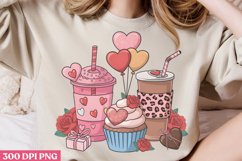 All you need is love PNG, Coffee Valentines day Sublimation Product Image 2