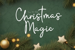 Christmas Magic Script, Elegant Holiday &amp; Wedding Font Product Image 1