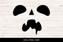 Drooling Jack O Lantern Face SVG Product Image 1