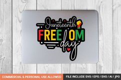 Juneteenth Freedom Day sticker design Product Image 1