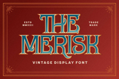 Merisk Victorian Ornamental Font Product Image 1