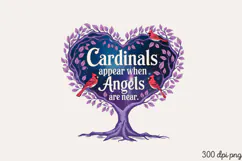 Cardinals appear when PNG, In Loving Memory Of Subli Product Image 2