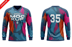 Goalkeeper Long Sleeve Jersey Mockup Product Image 1