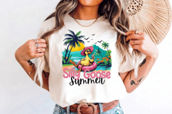 Silly Goose Summer PNG sublimation |Beach &amp; Summer PNG T-Shi Product Image 7