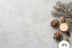 Christmas Aesthetic Mockup JPG Product Image 1
