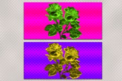 Mugs with flowers I 6 mugs design with roses, JPG Product Image 2