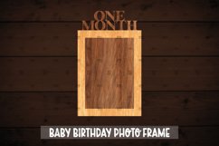 Baby Photo Frame Laser cut template Product Image 1