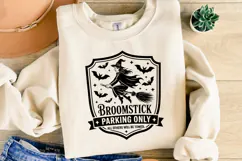 Broomstick Parking Only Svg | Halloween Svg | Shirt Svg Product Image 1