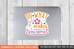 Motivational Sticker Svg Design Product Image 1