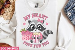 My heart pops for you PNG, Sweet Valentines PNG Product Image 1
