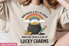A wee bit of good PNG, St Patricks Day Teacher Sublima Product Image 2