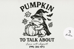 Halloween Witch Frog SVG PNG Cute Spooky Frog Clipart Product Image 1