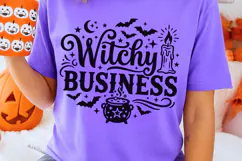 Witchy Business Svg, Halloween Witch Svg, Witchy Vibes Svg. Product Image 2