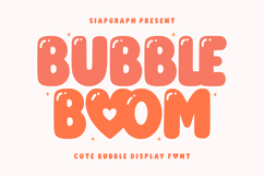 Bubble Boom - Cute Bubble Font Product Image 1