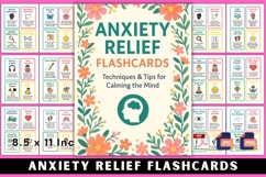 Anxiety Relief Flashcards Product Image 1