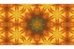 Abstract multicolored symmetrical kaleidoscope background Product Image 1