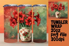 Spring Blossom 20oz Tumbler Wrap: Floral Elegance Product Image 1