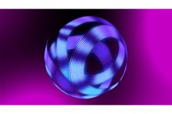 Abstract gradient magenta background with sphere Product Image 1