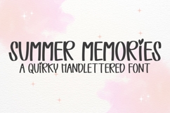 Summer Memories - A Quirky Handlettered Font Product Image 1