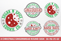 Christmas Gingerbread SVG Designs SVG Product Image 1