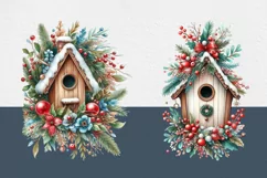Christmas Decor. Watercolor Cliparts. PNG sublimation Product Image 2
