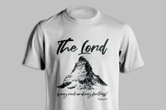 The Lord is My Rock T-Shirt Design Product Image 2