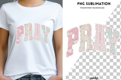 Pray cottage core png design for T-shirts Product Image 1