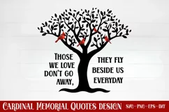 Those we love don't go away, they fly beside us everyday SVG Product Image 1