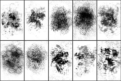 30 Center Halftone Line Textures Product Image 4