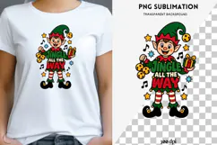 Christmas phrases png design for T-shirts Product Image 1