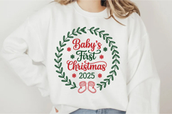 Baby&#039;s First Christmas 2025 Svg Design Product Image 1