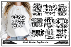 Music Quotes Svg Bundle Product Image 1