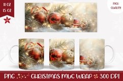 Christmas Mug Wrap, Winter Coffee Mug Design Product Image 1