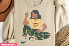 Empowering Black Girl Clipart PNG Product Image 2