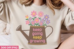 Keep going, keep growing PNG, Positive Motivation Sublimatio Product Image 2