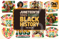 Juneteenth Black History PNG Set Product Image 1