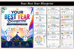 Your Best Year Blueprint | Printable Personal Growth Planner Product Image 1