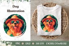 Labrador Retriever Dog Illustration, Funny Labrador Dog Product Image 1