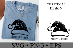 Merry &amp; Bright Svg | Christmas svg | Shirt Svg Product Image 2