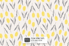Yellow Tulip Seamless Pattern Product Image 1