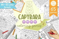 Capybara coloring games and activities for kids Product Image 1